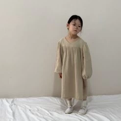 Yoryu Crinkle Dress | Tan -Mini Moments Shop 00412DB6 340E 4515 99FF DE59DB58C952