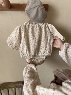 Luna Gauze Blouse - Cream -Mini Moments Shop 00483256 7031 4E69 869B 1CEC8C1DC87A