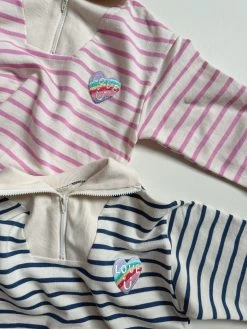 Love U Zip Sweatshirt | Blue