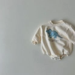 Baby Triceratops Sweatshirt Romper -Mini Moments Shop 0C580DF7 8431 40D2 9AC8 E35E9247B5A0