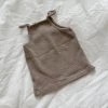 Ribbed Cami Top (Kid’s) - Cocoa