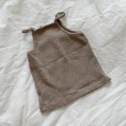 Ribbed Cami Top (Kid’s) - Cocoa