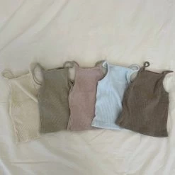 Ribbed Cami Top (Mama) - Blue -Mini Moments Shop 25751090 EDDA 4A33 BE03 CD83874229B2