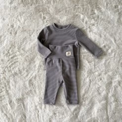 Baby Striped Pyjamas | Navy