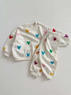 Mickey Balloon Sweat Set