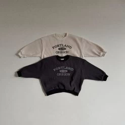 Portland Waffle Crewneck | Milk -Mini Moments Shop 3C5C6EEF A65C 4A99 A8E2 8363A492494E