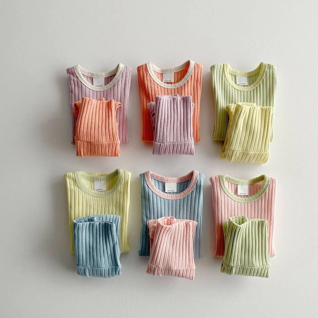 Spring Rib Pyjamas - Yellow 3 Spring Rib Pyjamas - Yellow - Image 3