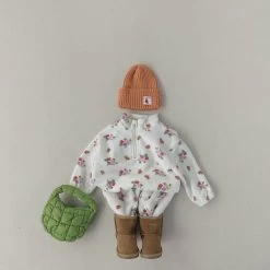 Floral Fleece Set | Ivory