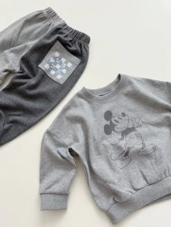 Mickey Mouse Sweat Set | Grey