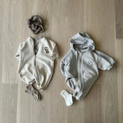 Circle Zip Romper | Grey -Mini Moments Shop 5CF8581D 35FD 4FDA BBA1 436A7F9F9605