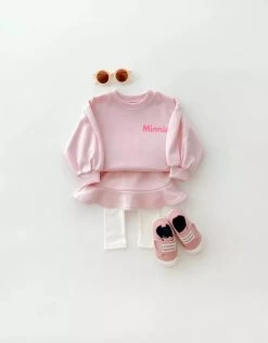 Minnie Sweatskirt Set | Pink