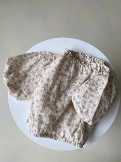 Luna Gauze Blouse - Cream -Mini Moments Shop 639E0038 8924 4D7E AC19 4E41232538DA