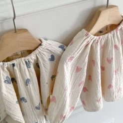 Heart Gauze Bloomer Set | Blue -Mini Moments Shop 78B9795F BF3F 4FA5 8BEA 6E6EEEC38E96