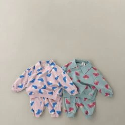 Mushroom Collared Sweat Set | Pink -Mini Moments Shop 81AD0F36 4E54 4B86 B3D5 A9B2FB451BC7