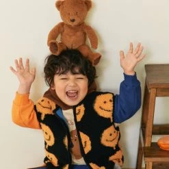 Reversible Sherpa Vesta | Blue -Mini Moments Shop 950159E2 9DED 47D0 80B5 ED652B5F8CC2