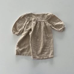 Yoryu Crinkle Dress | Tan