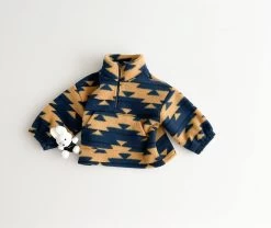 Fleece Zip Anorak | Teal