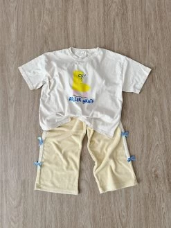 Roller Skate Oversized Tee | Sand