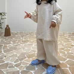 :) Embroidery Set | Cream