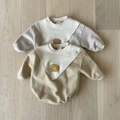 Oversized Smiley Romper | Grey -Mini Moments Shop AFFFA862 D2F6 431F 97BD 862936EB6FE7