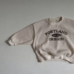 Portland Waffle Crewneck | Milk