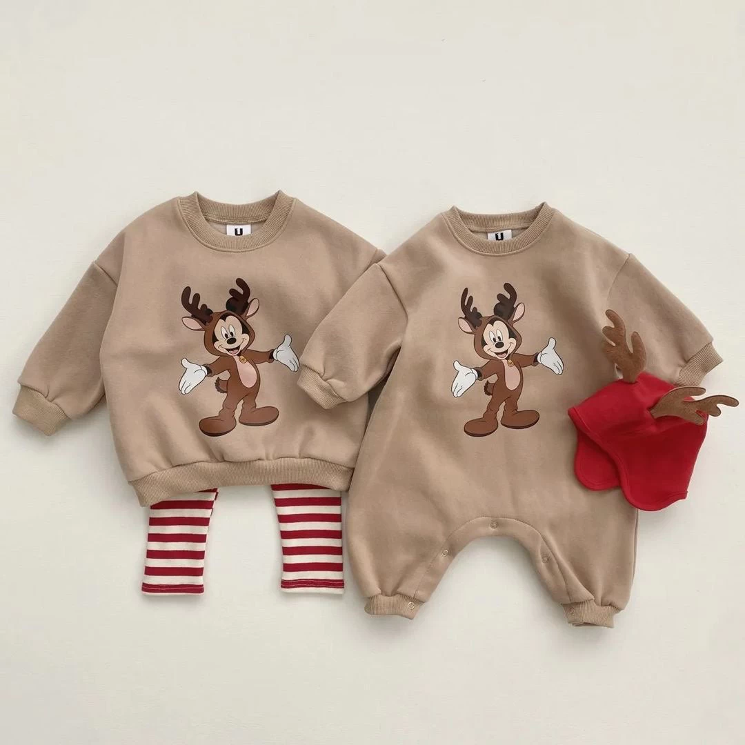 Baby Disney Christmas Romper | 4 Colors 6 Baby Disney Christmas Romper | 4 Colors - Image 6