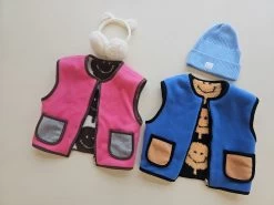 Reversible Sherpa Vesta | Blue -Mini Moments Shop BE599B80 F744 481D 8C28 0078E560A2C4