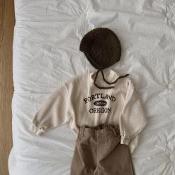 Portland Waffle Crewneck | Milk -Mini Moments Shop C05C111F BBC5 4298 B36C DA0AC691D80F