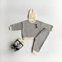 Striped Disney Sweat Set | Mickey