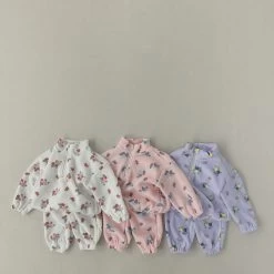 Floral Fleece Set | Ivory -Mini Moments Shop C7841022 6005 45C5 9965 328BBD8D7C12
