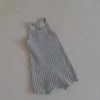 Ribbed Romper | Grey