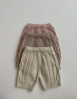 Knit Pants | Light Beige -Mini Moments Shop C82DABAD 60E8 44A6 9B5E 30FDF5497916