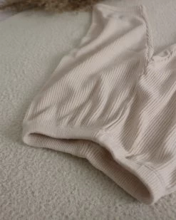 Kid's Ribbed Button Set | Milk -Mini Moments Shop CB49697C F2C7 41B3 9304 443DC24F5BBE