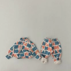 Geo Fleece Set | Beige Multi -Mini Moments Shop CCFA6B85 48C4 47F2 A82E 2B8106DDAFEC