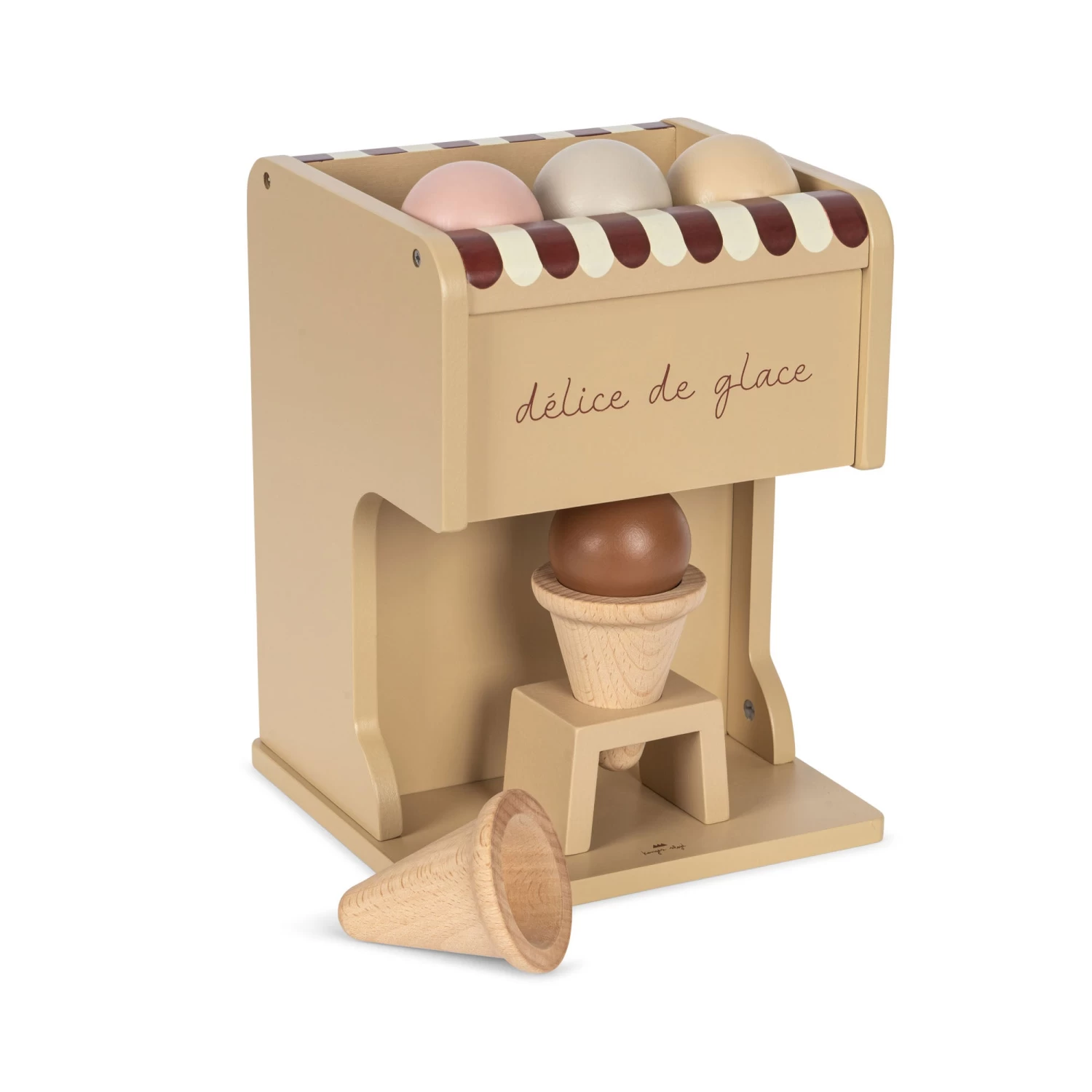 Wooden Ice Cream Machine 1 Wooden Ice Cream Machine