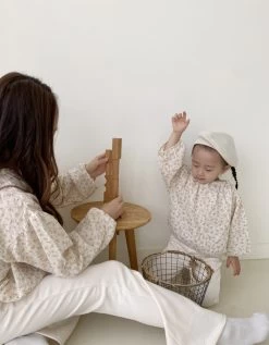 Luna Gauze Blouse - Cream -Mini Moments Shop D40201E1 E2FC 4D40 BF12 7733B9D62649