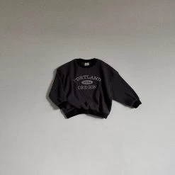 Portland Waffle Crewneck | Charcoal