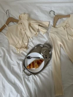 Baby Cardigan Romper Set | Butter -Mini Moments Shop EDD64874 EF48 486C 87FA C20A147BB2A7