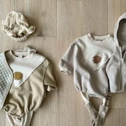 Oversized Smiley Romper | Grey -Mini Moments Shop F0AA324A 6BF3 4A8B BC1A 47CDF4FA20F3