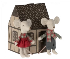 Winter Mice Twins | Little Brother + Little Sister