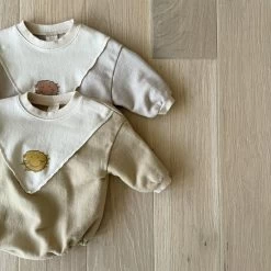 Oversized Smiley Romper | Grey -Mini Moments Shop FECBF08C 6304 47E7 B72D 33E895D9745F