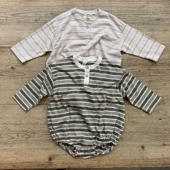 Henley Romper - Forest