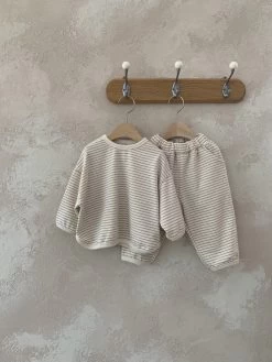 Cara Striped Sweat Set