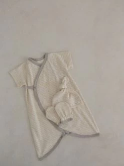 Newborn Striped Set | Grey