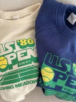 US Open Crewneck | Cream -Mini Moments Shop IMG 1882