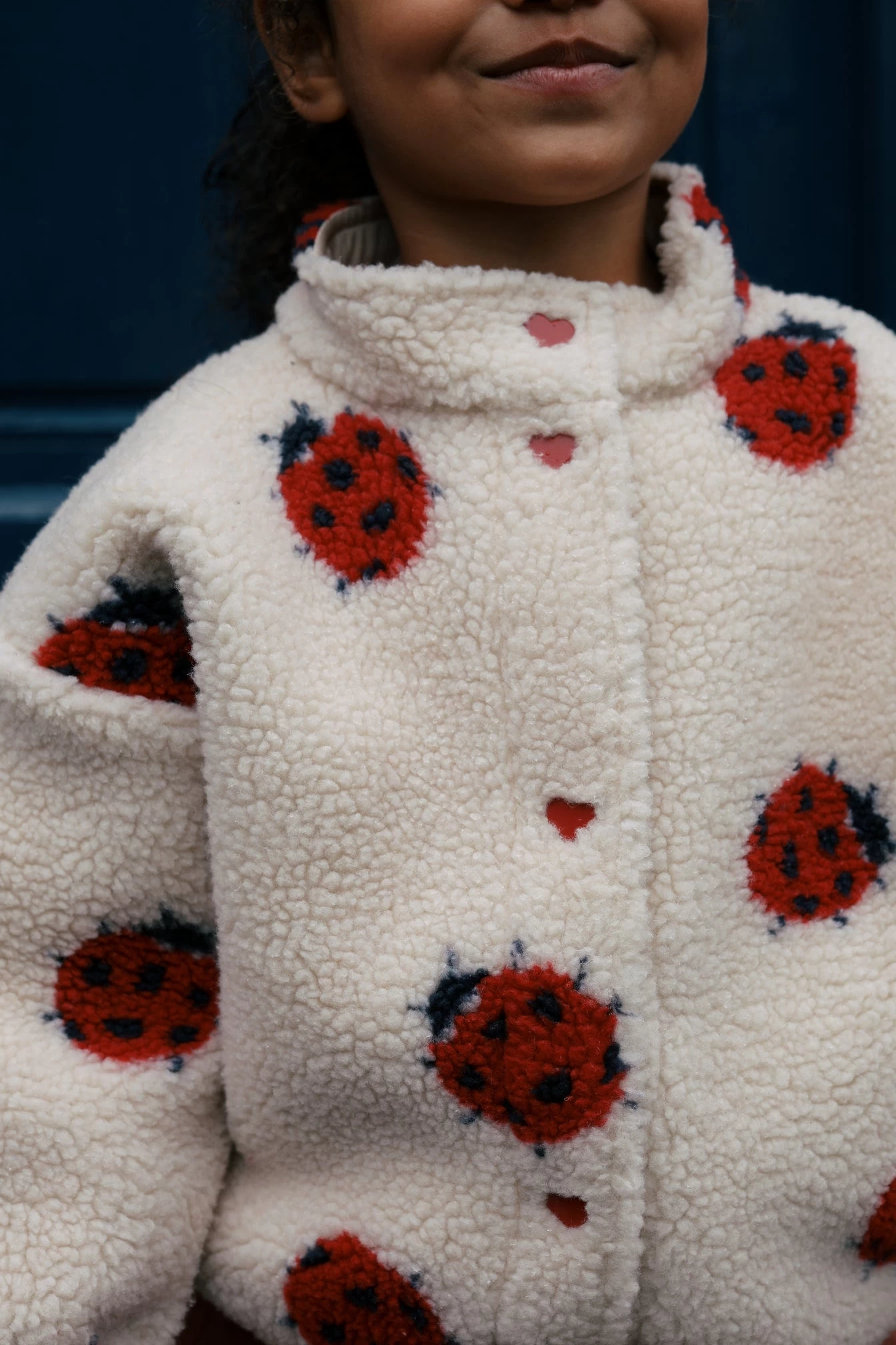 Jody Teddy Jacket | Ladybug Sand 2 Jody Teddy Jacket | Ladybug Sand - Image 2