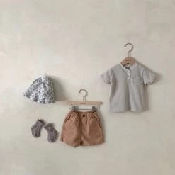 Waffle Pocket Tee -Mini Moments Shop MONBEBE BRAND Korean Children Fashion Kfashion4kids 4394511 large2