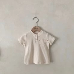 Waffle Pocket Tee -Mini Moments Shop MONBEBE BRAND Korean Children Fashion Kfashion4kids 4394511 large3