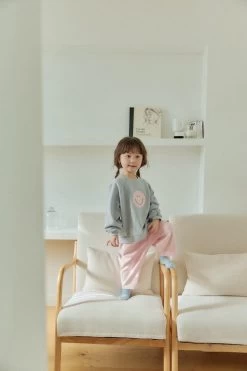 Happy Crewneck Sweatshirt | Blue