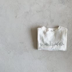 Paper Dino Tee - Cream